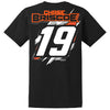 Chase Briscoe 2025 Bass Pro Shops Black #19 2-Spot T-Shirt NASCAR