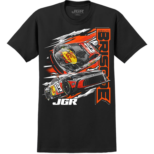 Chase Briscoe 2025 Bass Pro Shops Black #19 2-Spot T-Shirt NASCAR