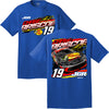 Chase Briscoe 2025 Bass Pro Shops #19 Royal 2-Spot T-Shirt Blue NASCAR