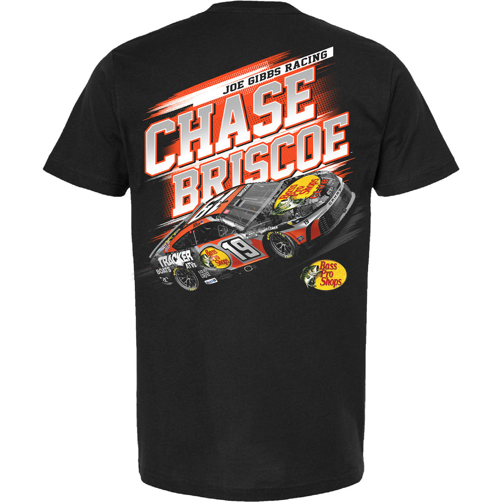 Chase Briscoe 2025 Bass Pro Shops Draft T-Shirt Black #19 NASCAR