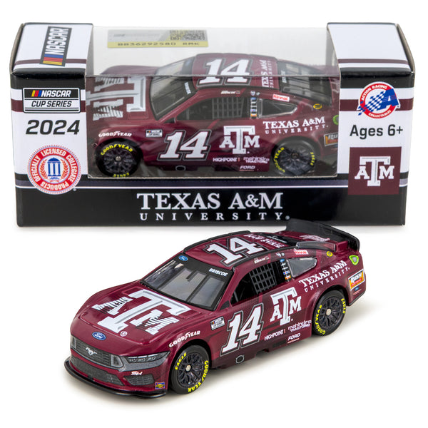 Chase Briscoe Texas A&M 1:64 Standard 2024 Diecast Car #14 NASCAR