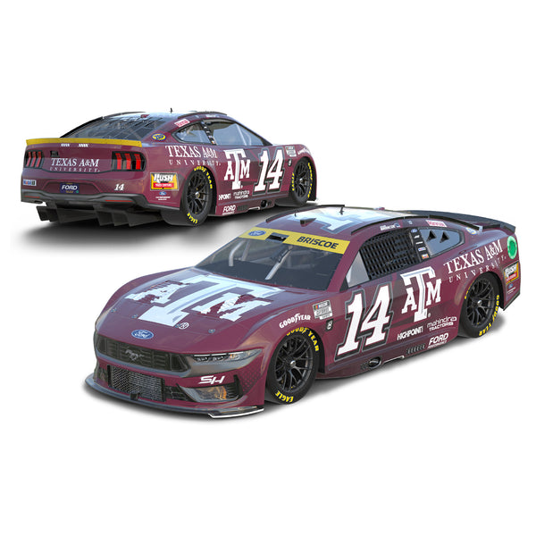 Chase Briscoe Texas A&M 1:64 Standard 2024 Diecast Car #14 NASCAR