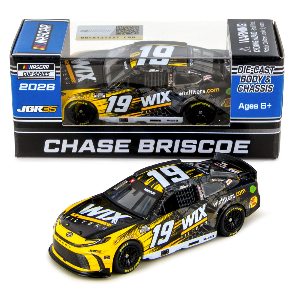 Chase Briscoe WIX Filters 1:64 2026 Diecast Car #19 NASCAR