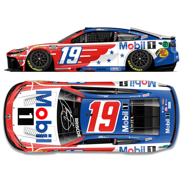 Chase Briscoe Autographed Mobil 1 1:24 Standard 2026 Diecast Car #19 NASCAR