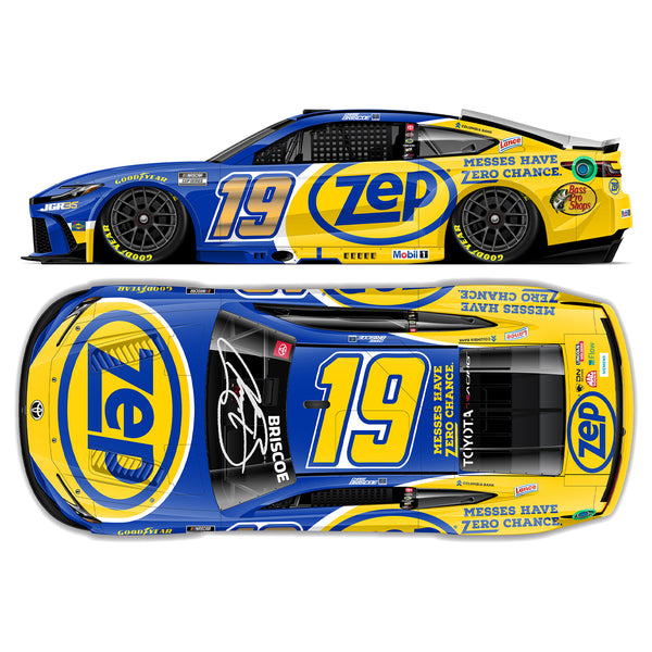 Chase Briscoe Autographed Zep 1:24 Standard 2026 Diecast Car #19 NASCAR