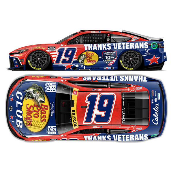 Chase Briscoe Bass Pro Shops Thanks Veterans 1:24 Standard 2026 Diecast Car #19 NASCAR