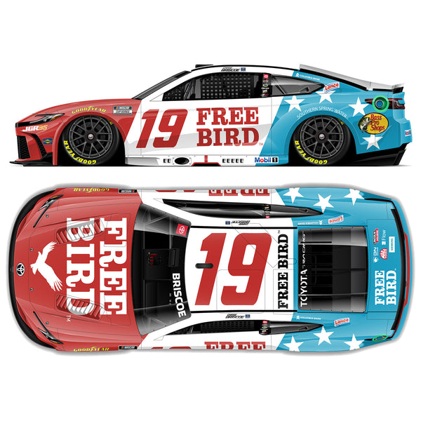 Chase Briscoe Free Bird Patriotic 1:24 Standard 2026 Diecast Car #19 NASCAR