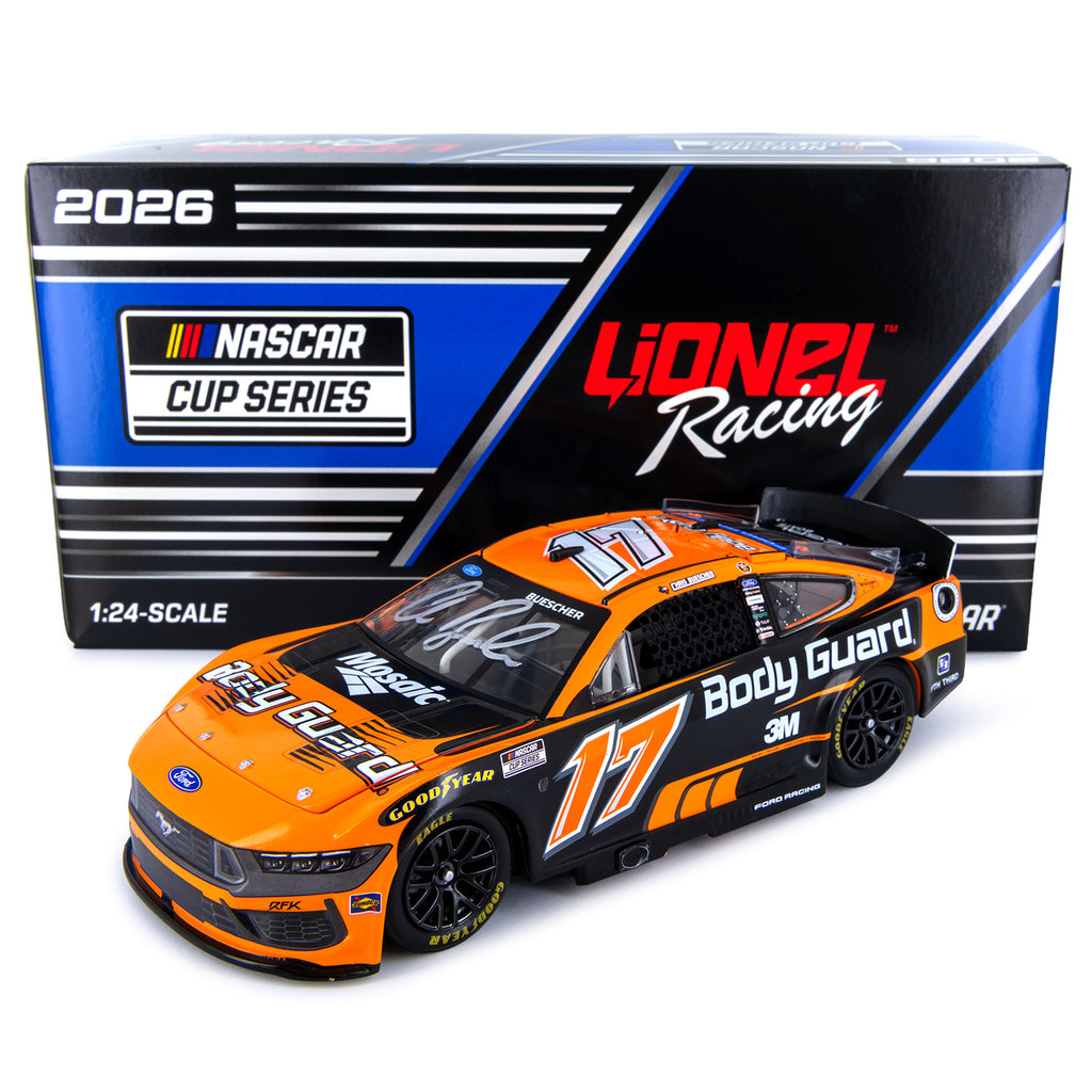 Chris Buescher Autographed Body Guard Greg Biffle Tribute 1:24 Standard 2026 Diecast Car #17 NASCAR