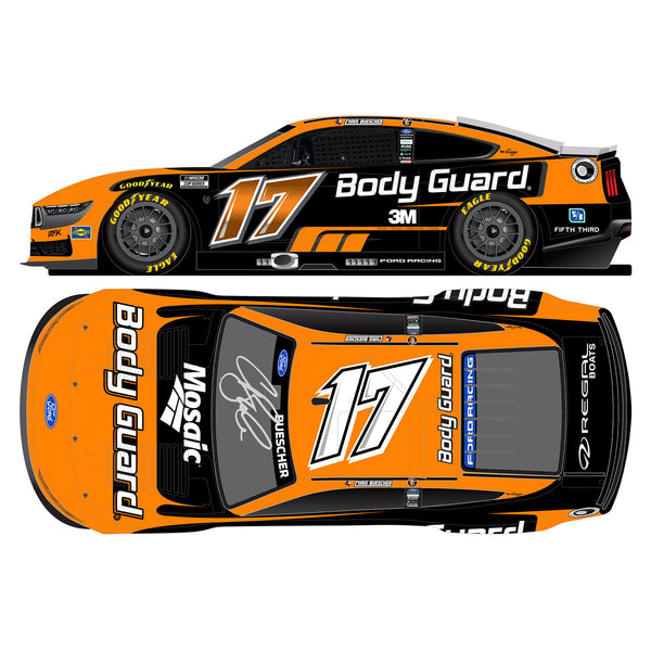 Chris Buescher Autographed Body Guard Greg Biffle Tribute 1:24 Standard 2026 Diecast Car #17 NASCAR