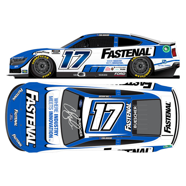 Chris Buescher Autographed Fastenal 1:24 Standard 2025 Diecast Car Hand Signed Preorder - Currently Projected June