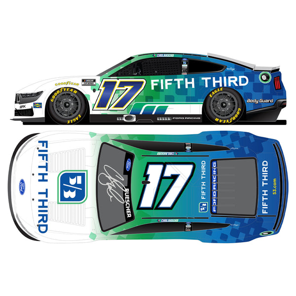 Chris Buescher Autographed Fifth Third 1:24 Standard 2026 Diecast Car #17 NASCAR
