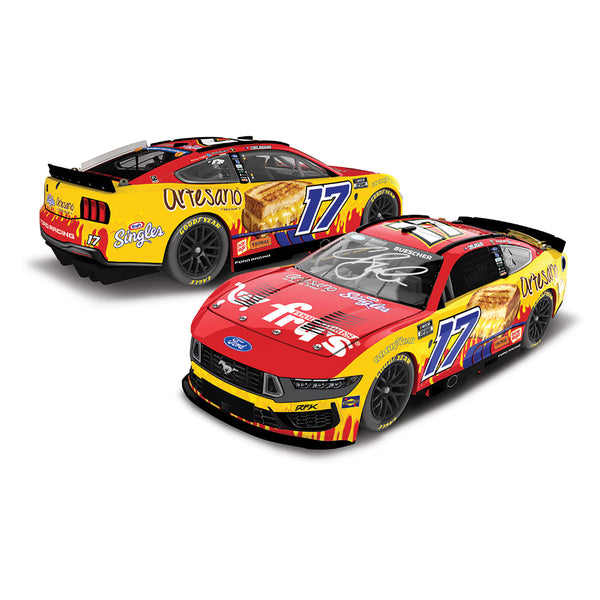 Chris Buescher Autographed Fry's / Artesano / Kraft 1:24 Standard 2026 Diecast Car #17 NASCAR