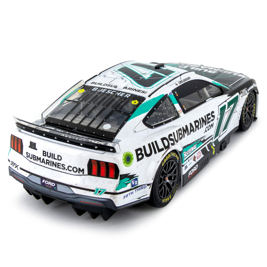Chris Buescher Autographed Watkins Glen Race Win 1:24 Standard 2024 Diecast Car BuildSubmarines #17 NASCAR