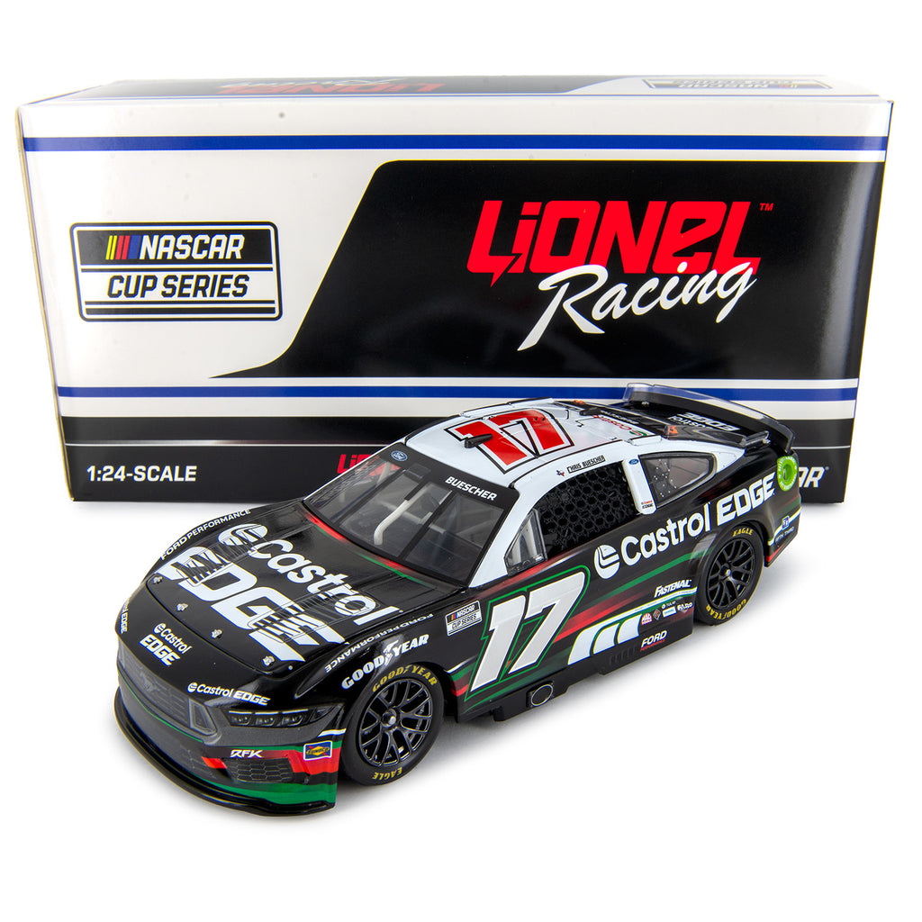 Chris Buescher Castrol Edge 1:24 Standard 2024 Diecast Car #17 NASCAR
