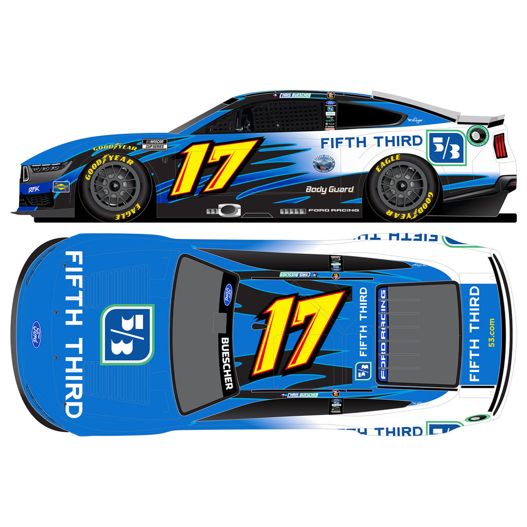 Chris Buescher Darlington Throwback to 2011 Greg Biffle 1:24 Color Chrome 2026 Diecast Car #17 NASCAR