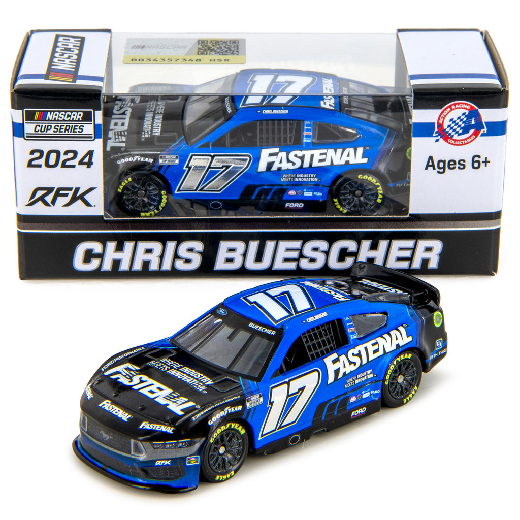 Chris Buescher Fastenal 1:64 Standard 2024 Diecast Car #17 NASCAR