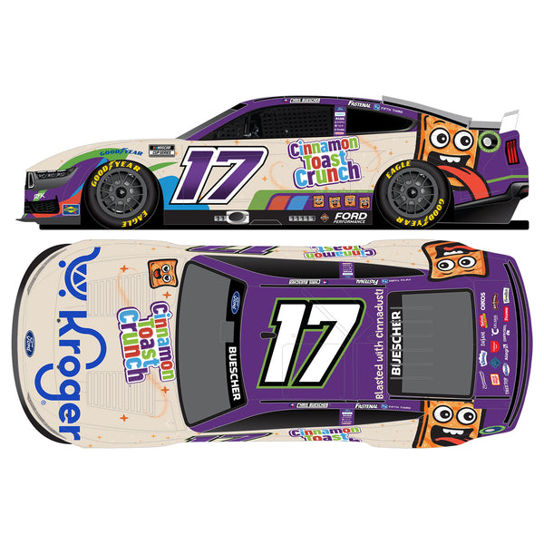 Chris Buescher Kroger / Cinnamon Toast Crunch 1:64 Standard 2025 Diecast Car #17 NASCAR
