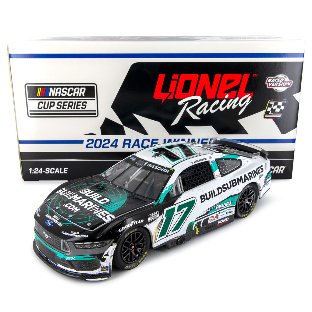 Chris Buescher Watkins Glen Race Win 1:24 Standard 2024 Diecast Car BuildSubmarines #17 NASCAR