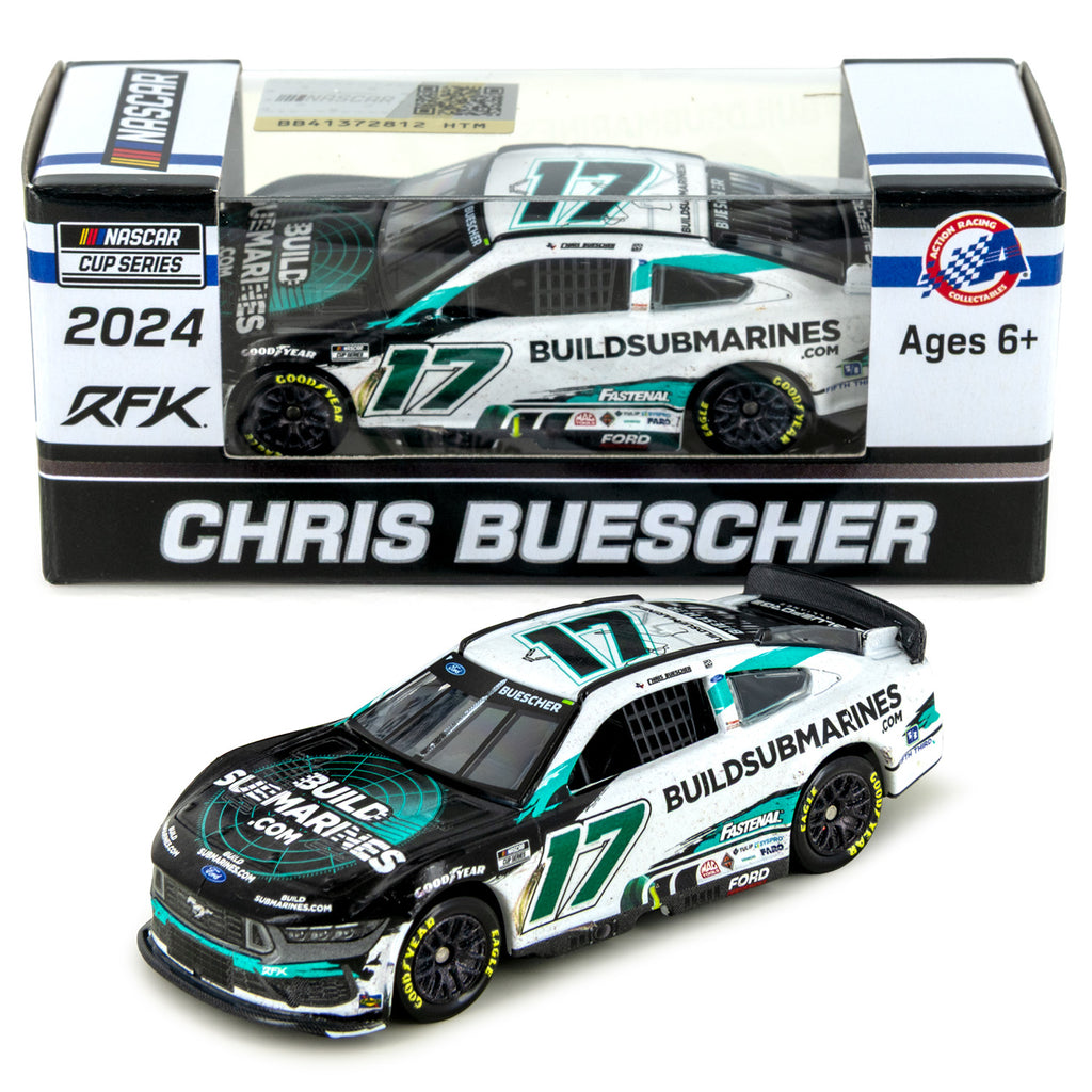 Chris Buescher Watkins Glen Race Win 1:64 Standard 2024 Diecast Car BuildSubmarines #17 NASCAR