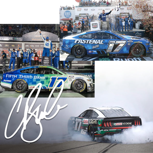 Chris Buescher Autographed Daytona/Michigan/Richmond 3-Car Race Win Set 1:24 Standard 2023 Diecast Cars Preorder - Currently Projected May
