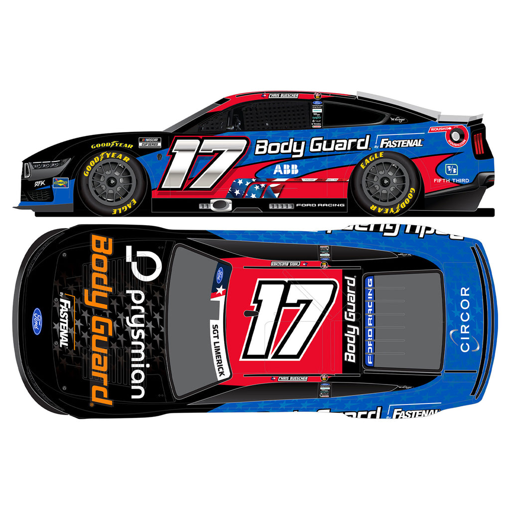 Chris Buescher Body Guard Patriotic Salutes 1:64 2026 Diecast Car #17 NASCAR