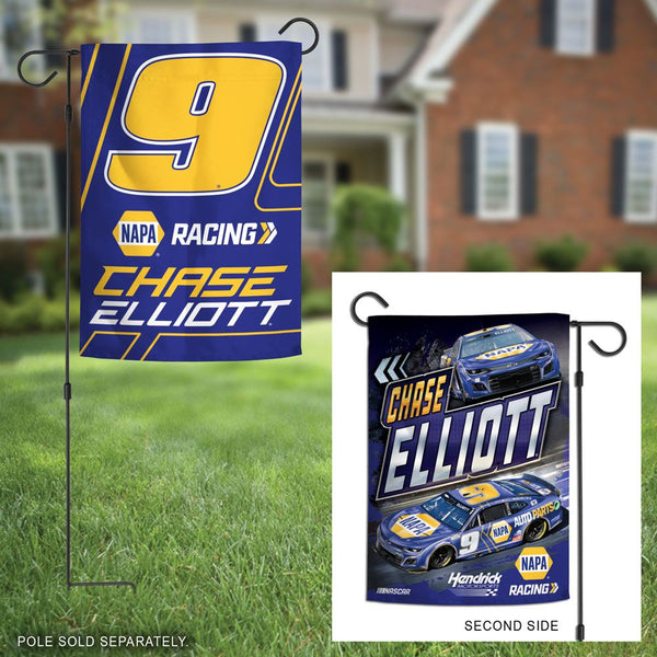 Chase Elliott 2025 NAPA Two Sided 12x18 Garden Flag #9 NASCAR