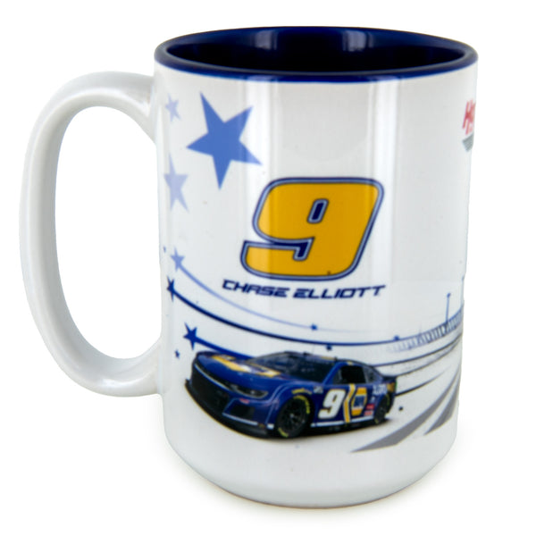 Chase Elliott 2024 NAPA #9 Coffee Mug 15oz With Color Interior NASCAR
