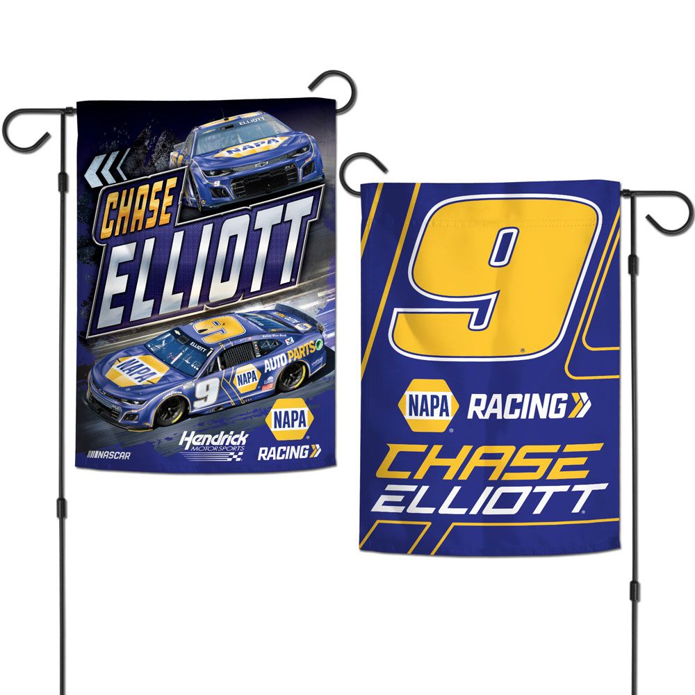 Chase Elliott 2025 NAPA Two Sided 12x18 Garden Flag #9 NASCAR