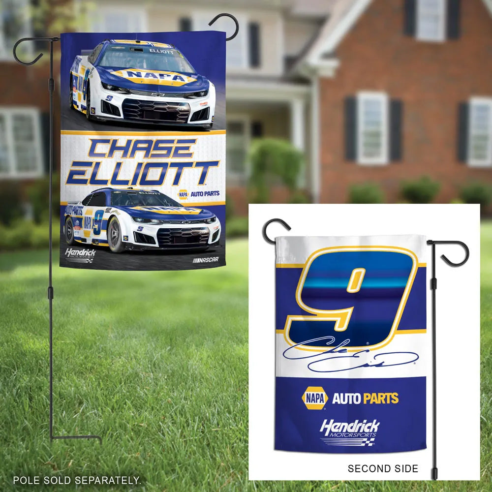 Chase Elliott 2026 NAPA Two Sided 12x18 Garden Flag #9 NASCAR