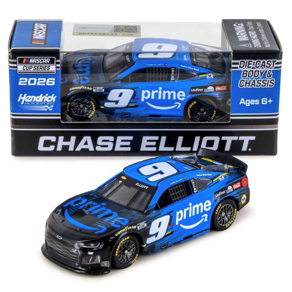 Chase Elliott Amazon Prime 1:64 2026 Diecast Car #9 NASCAR