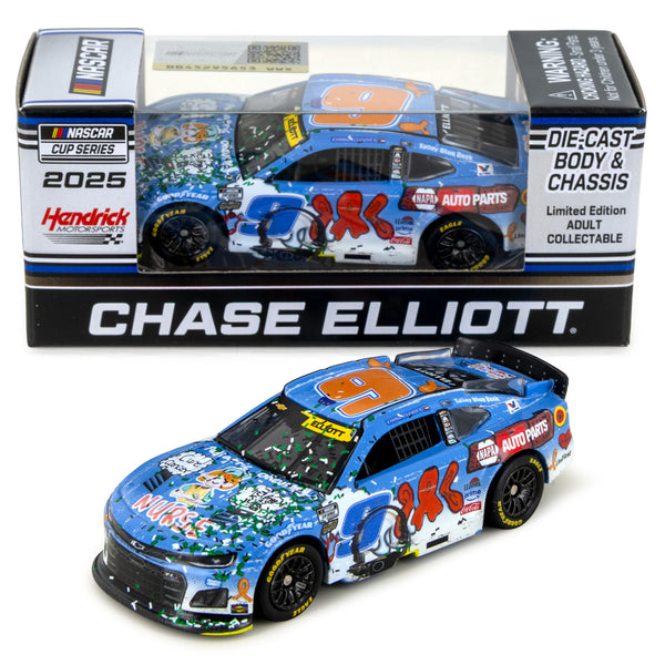 Chase Elliott Atlanta Race Win 1:64 Standard 2025 Diecast Chassis Car #9 NAPA NASCAR