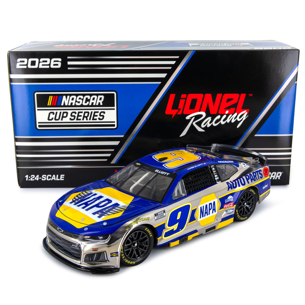 Chase Elliott NAPA 1:24 Color Chrome 2026 Diecast Car #9 NASCAR