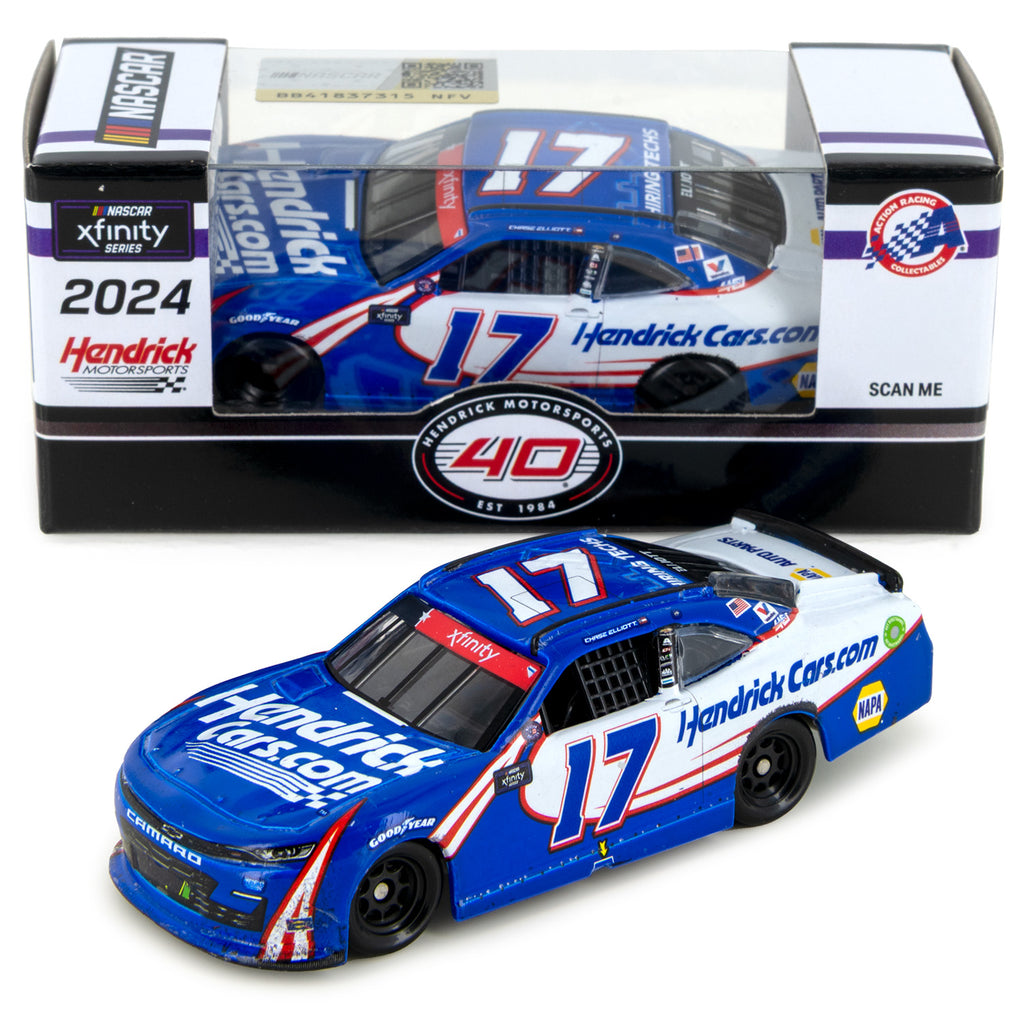 Chase Elliott Charlotte Xfinity Series Race Win 1:64 Standard 2024 Diecast Car HendrickCars #17 NASCAR