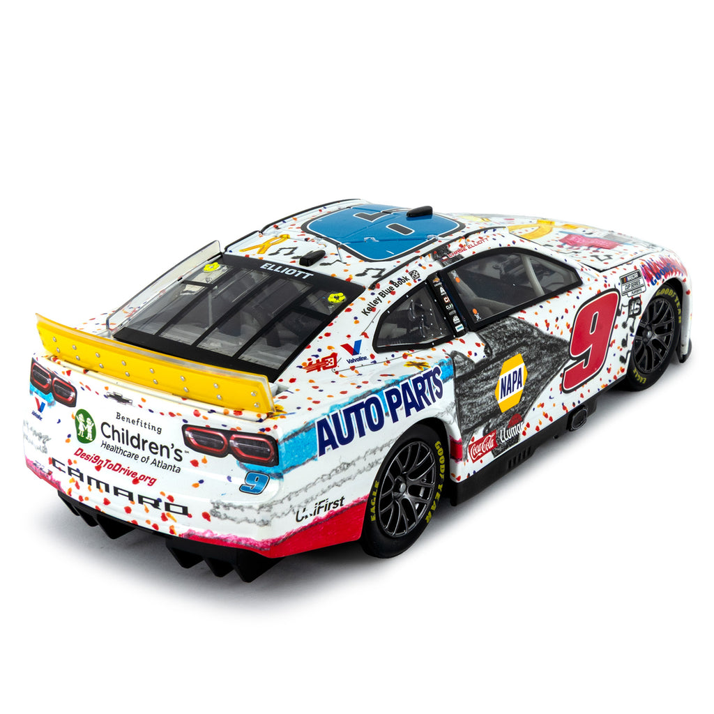 Chase Elliott NAPA Children's Healthcare of Atlanta / Desi9n to Drive 1:24 Standard 2024 Diecast Car 9 NASCAR