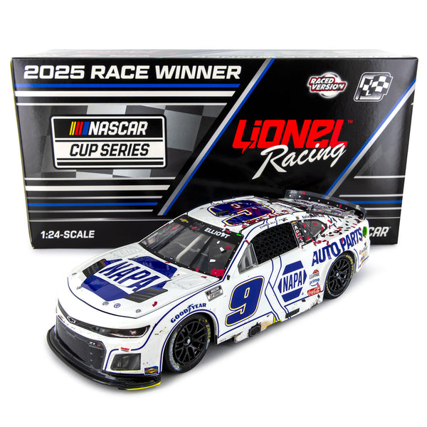 Chase Elliott Clash at Bowman Gray Race Win 1:24 Standard 2025 Diecast Car #9 NAPA NASCAR