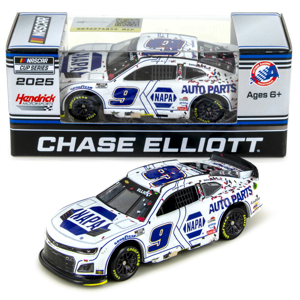 Chase Elliott Clash at Bowman Gray Race Win 1:64 Standard 2025 Diecast Car #9 NASCAR