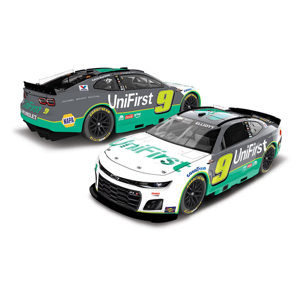 Chase Elliott Darlington Throwback to 1994 Ken Schrader 1:64 Standard 2025 Diecast Car UniFirst #9 NASCAR