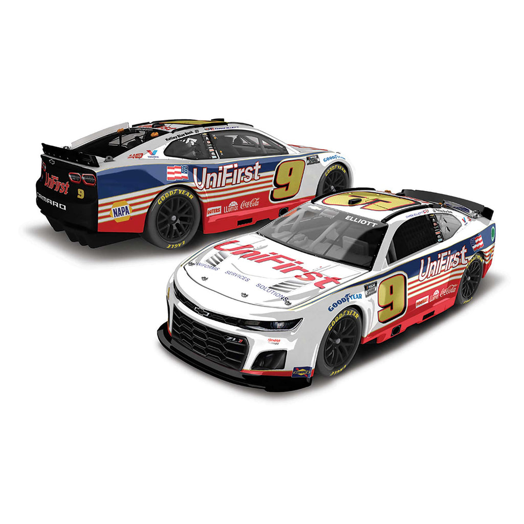 Chase Elliott Color Chrome Darlington Throwback to 2014 Dale Earnhardt Jr 1:24 2024 Diecast Car Unifirst #9 NASCAR