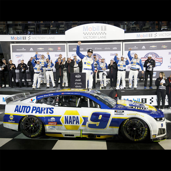 Chase Elliott Daytona Duel 1 Race Win 1:64 Standard 2026 Diecast Chassis Car #9 NASCAR NAPA