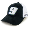 Chase Elliott 2025 Black #9 Mesh NASCAR Hat Black/White