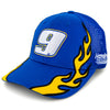 Chase Elliott 2025 Flame #9 Mesh Hat Blue NASCAR