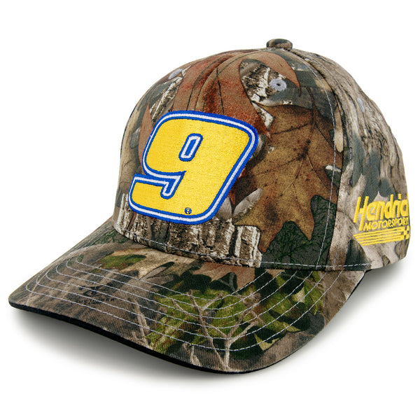 Chase Elliott 2025 TrueTimber Camo Big Number #9 Hat NASCAR