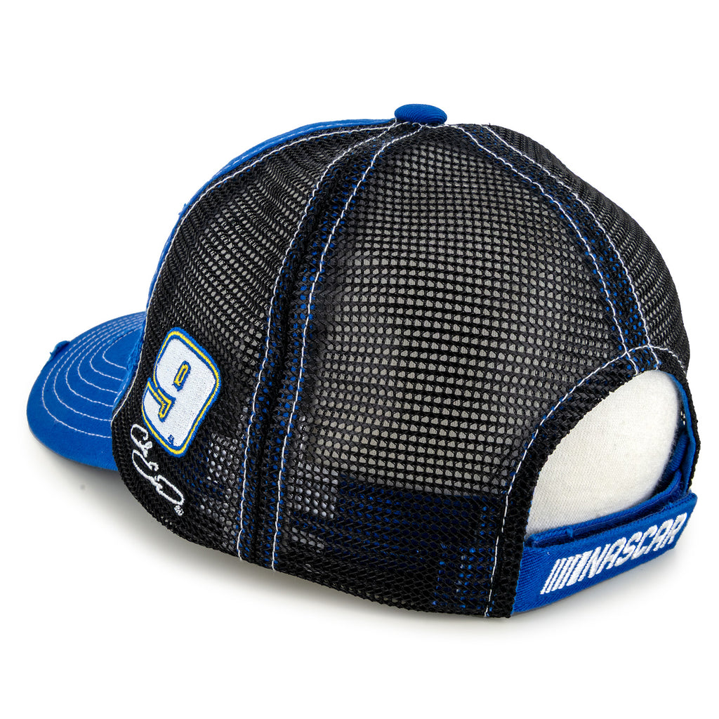 Chase Elliott 2025 Vintage Patch Hat Blue/Black #9 NASCAR