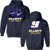 Chase Elliott 2025 NAPA 2-Spot Hoodie Outerwear Sweatshirt Blue #9 NASCAR