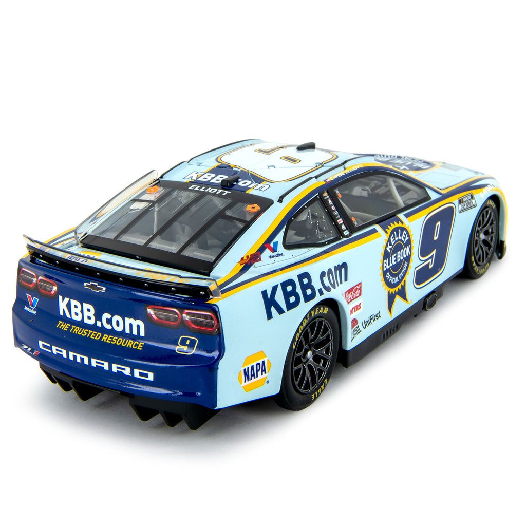 Chase Elliott Kelley Blue Book 1:24 Standard 2024 Hendrick Motorsports 40th Anniversary Diecast Car #9 NASCAR