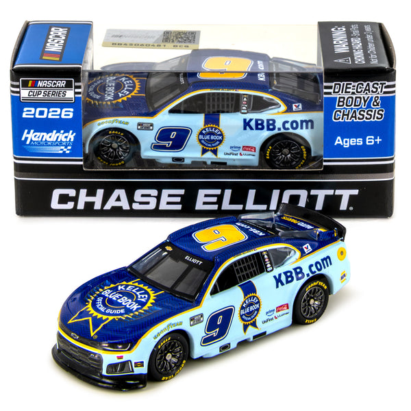Chase Elliott Kelley Blue Book 1:64 2026 Diecast Car #9 NASCAR