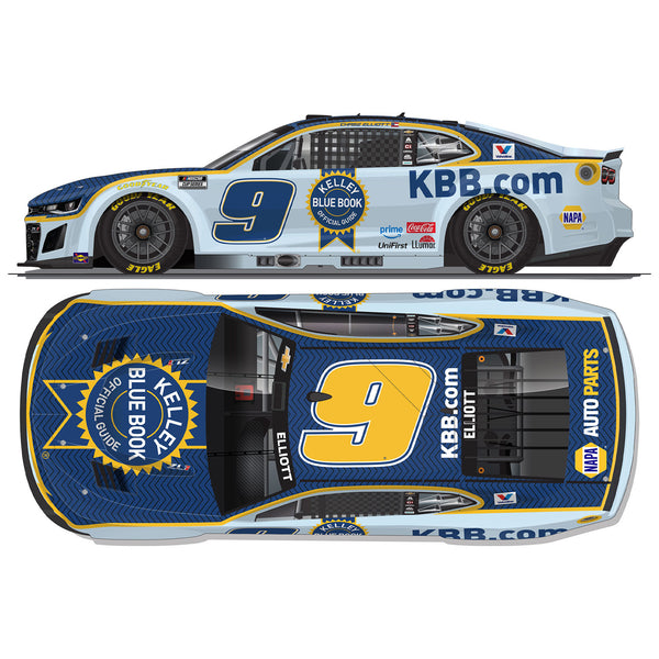 Chase Elliott Kelley Blue Book 1:24 Standard 2026 Diecast Car #9 NASCAR