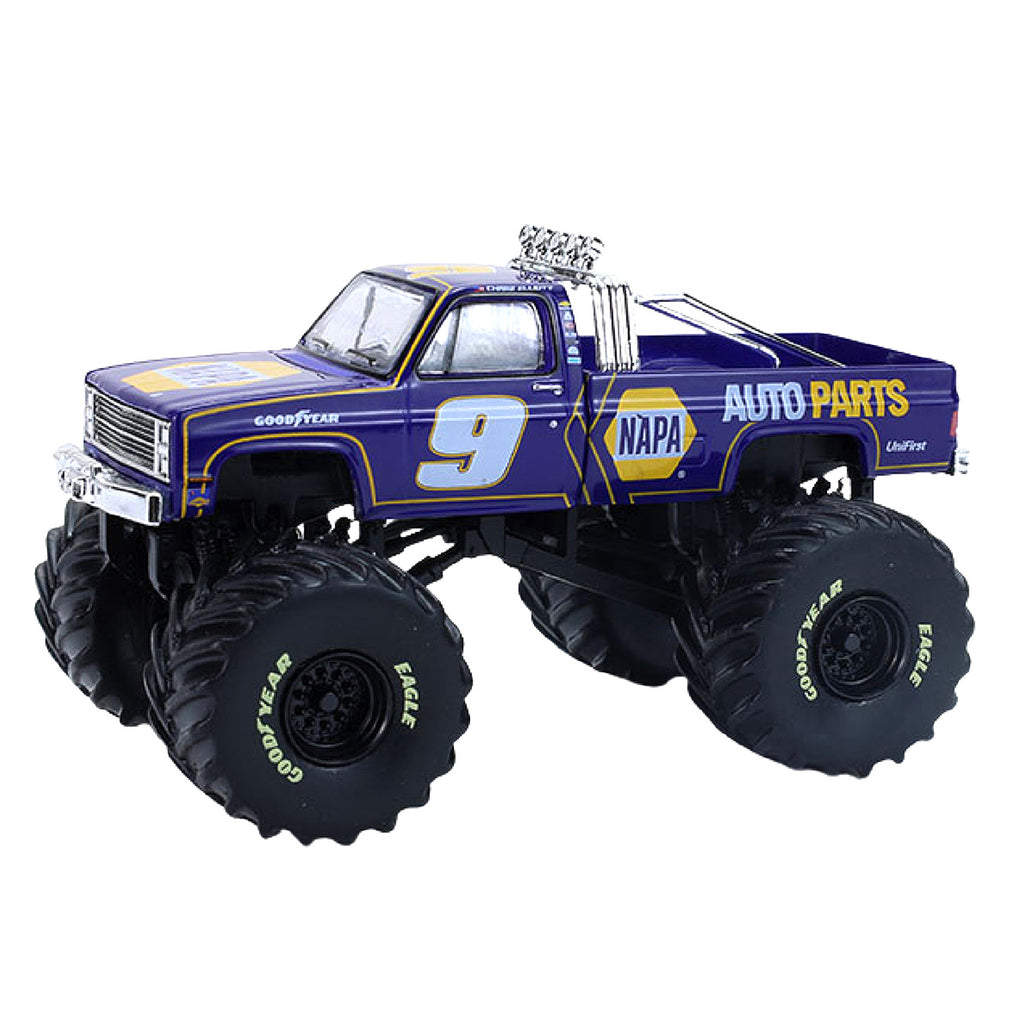 Chase Elliott 2025 NAPA Hendrick Motorsports Tribute Edition 1:64 Standard 1984 Chevrolet C-20 Monster Truck Diecast #9