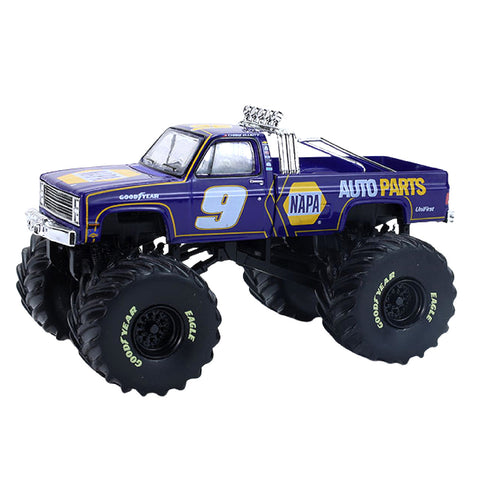 Chase Elliott 2025 NAPA Hendrick Motorsports Tribute Edition 1:64 Standard 1984 Chevrolet C-20 Monster Truck Diecast #9