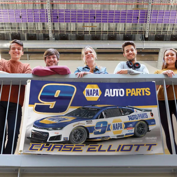 Chase Elliott 2026 NAPA #9 Car 3x5 Flag NASCAR